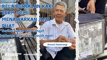 Berjalan Sejauh 20 KM Demi Menawarkan Jasa Pijat