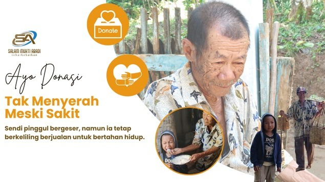 Rela Nahan Sakit dan Lapar demi Cucu Bisa Makan - 22043