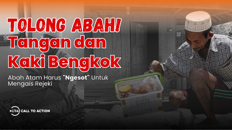Juang Abah Atam Seumur Hidup Cari Nafkah Sambil Ngesot - 22332