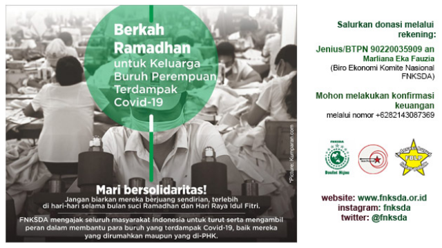 Berkah Ramadhan untuk Buruh Terdampak Covid-19 - 7214