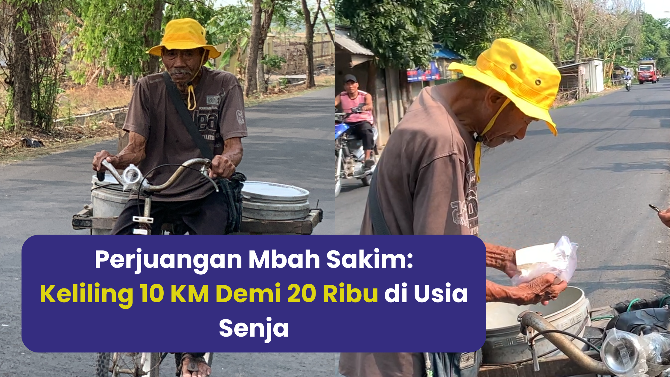 Jarang Laku Bantu Lansia Penjual Tahu Hidup Layak - 18546