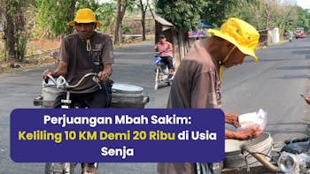 Jarang Laku Bantu Lansia Penjual Tahu Hidup Layak