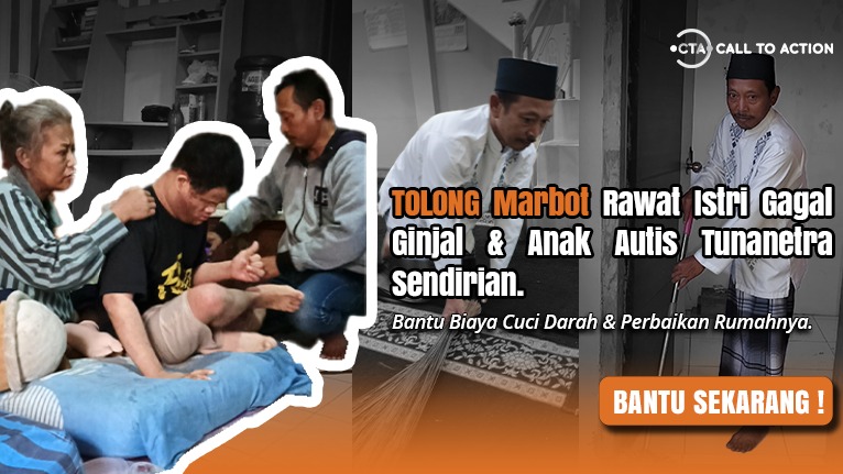 Bantu Marbot Rawat Istri Gagal Ginjal dan Anak Autis - 20935