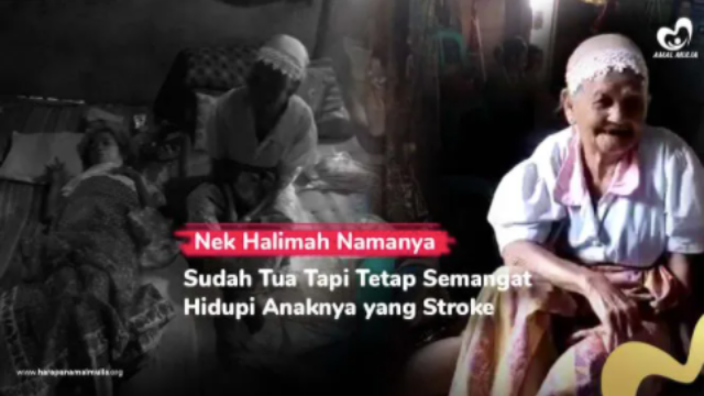 Lansia Cari Makan untuk Anaknya yang Stroke - 9325