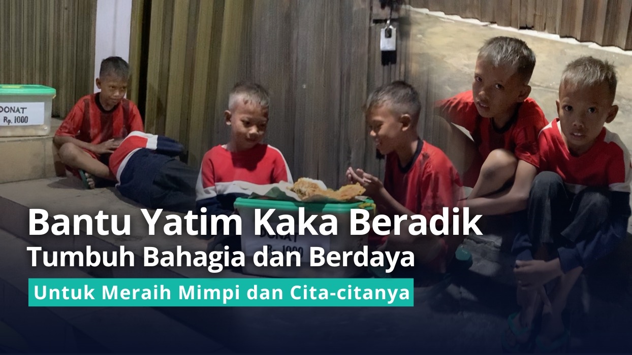 Bantu 2 Bocah Yatim Penjual Donat Berdaya - 21565