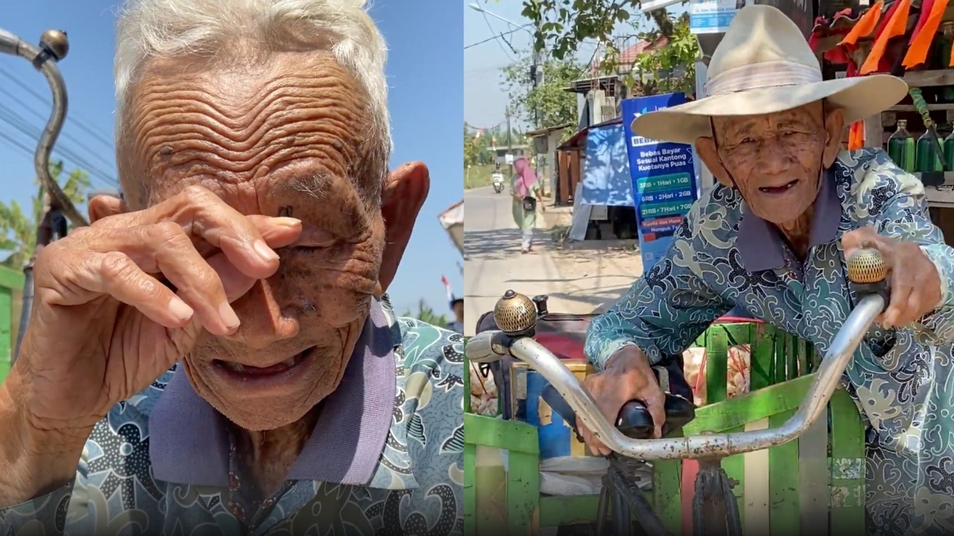Usia 105th Masih Jual Kerupuk! Bantu Abah Hidup Layak - 21055