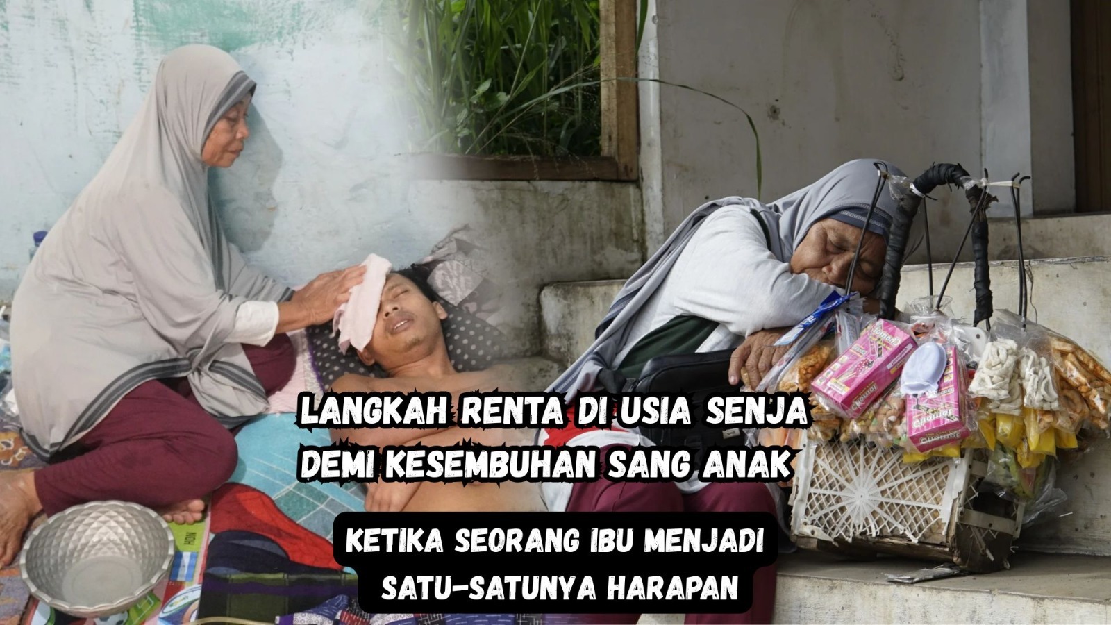 Langkah Renta di Usia Senja Demi Kesembuhan Sang Anak