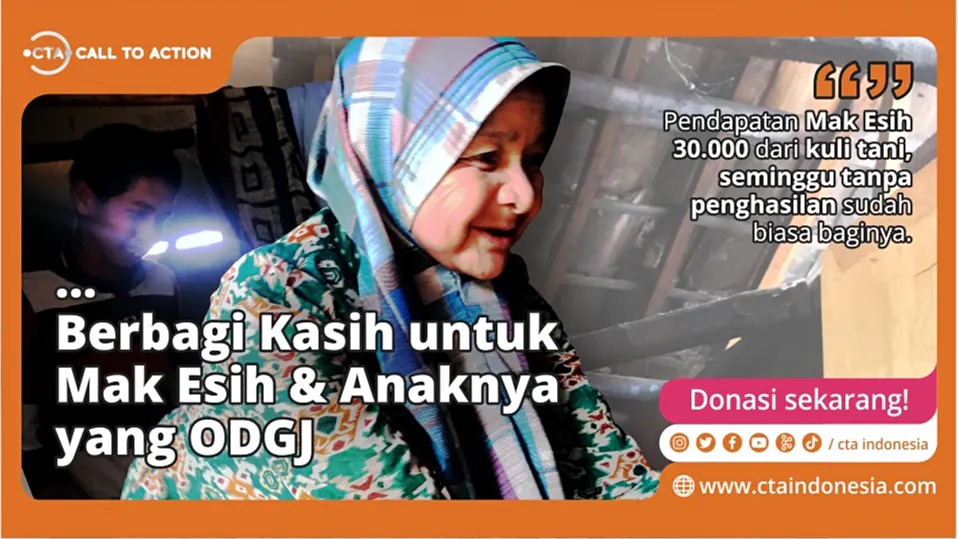 Berbagi Kasih untuk Mak Esih & 2 Anaknya yang ODGJ - 13052