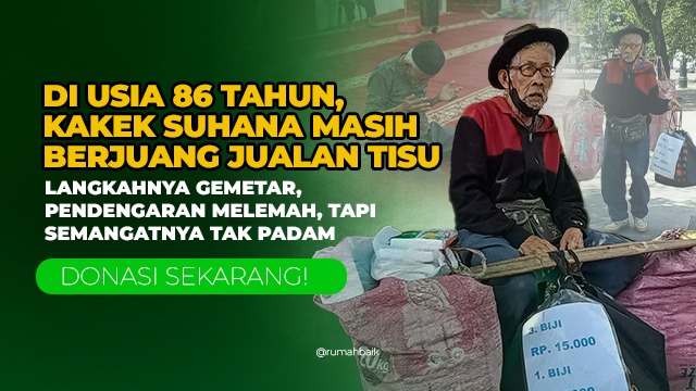 Kakek Penjual Tisu Bertahan Hidup dengan 20 Ribu Sehari - 20247