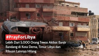 Infaq Bantu Korban Banjir Bandang Libya