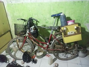 Sepedea untuk Jualan Jamu Ibu Siti