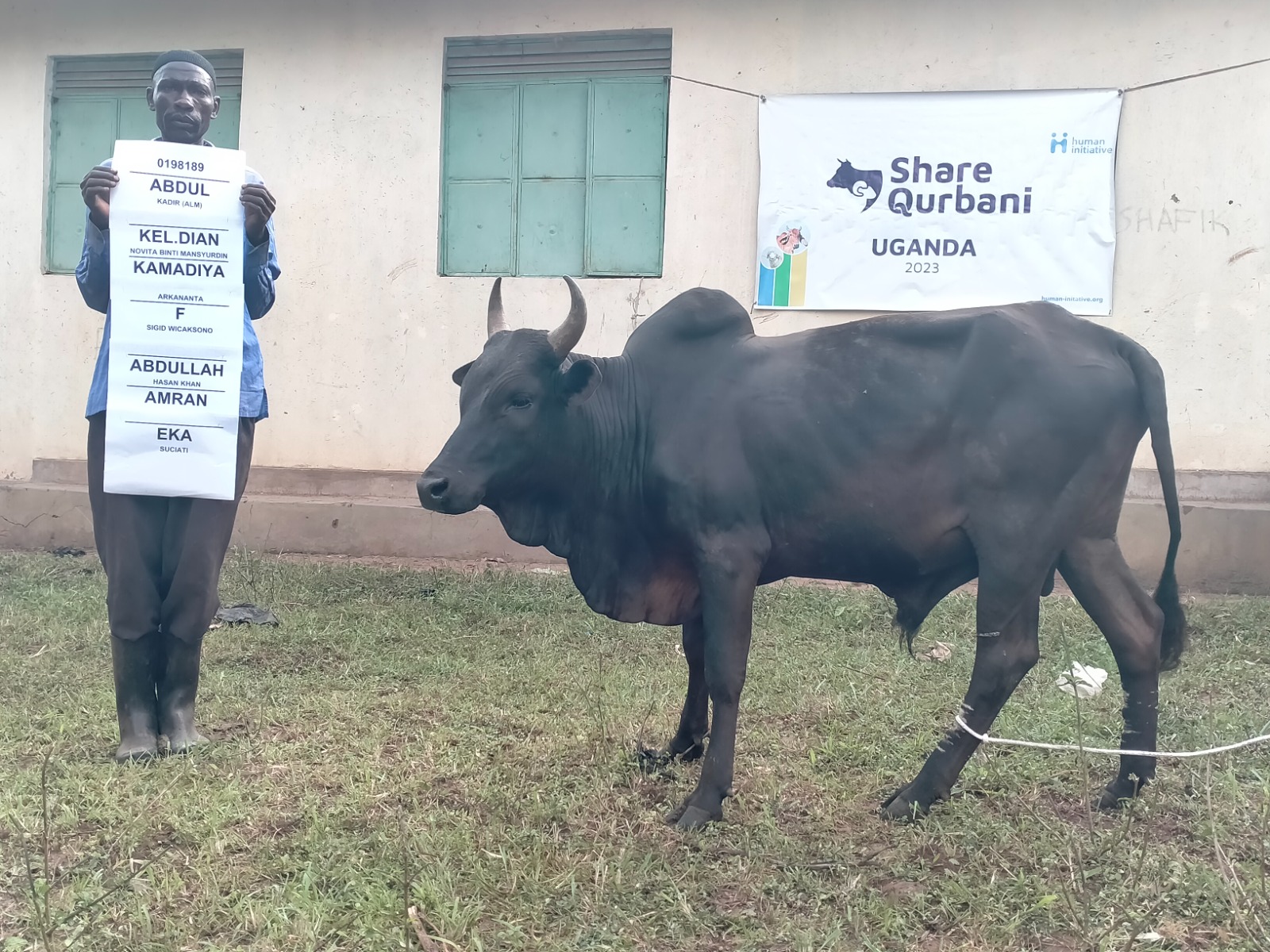 Hewan qurban Afrika Human Initiative