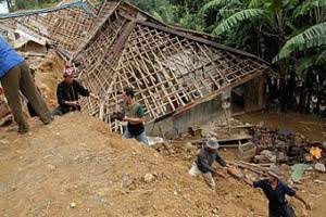 Rumah Warga korban bencana